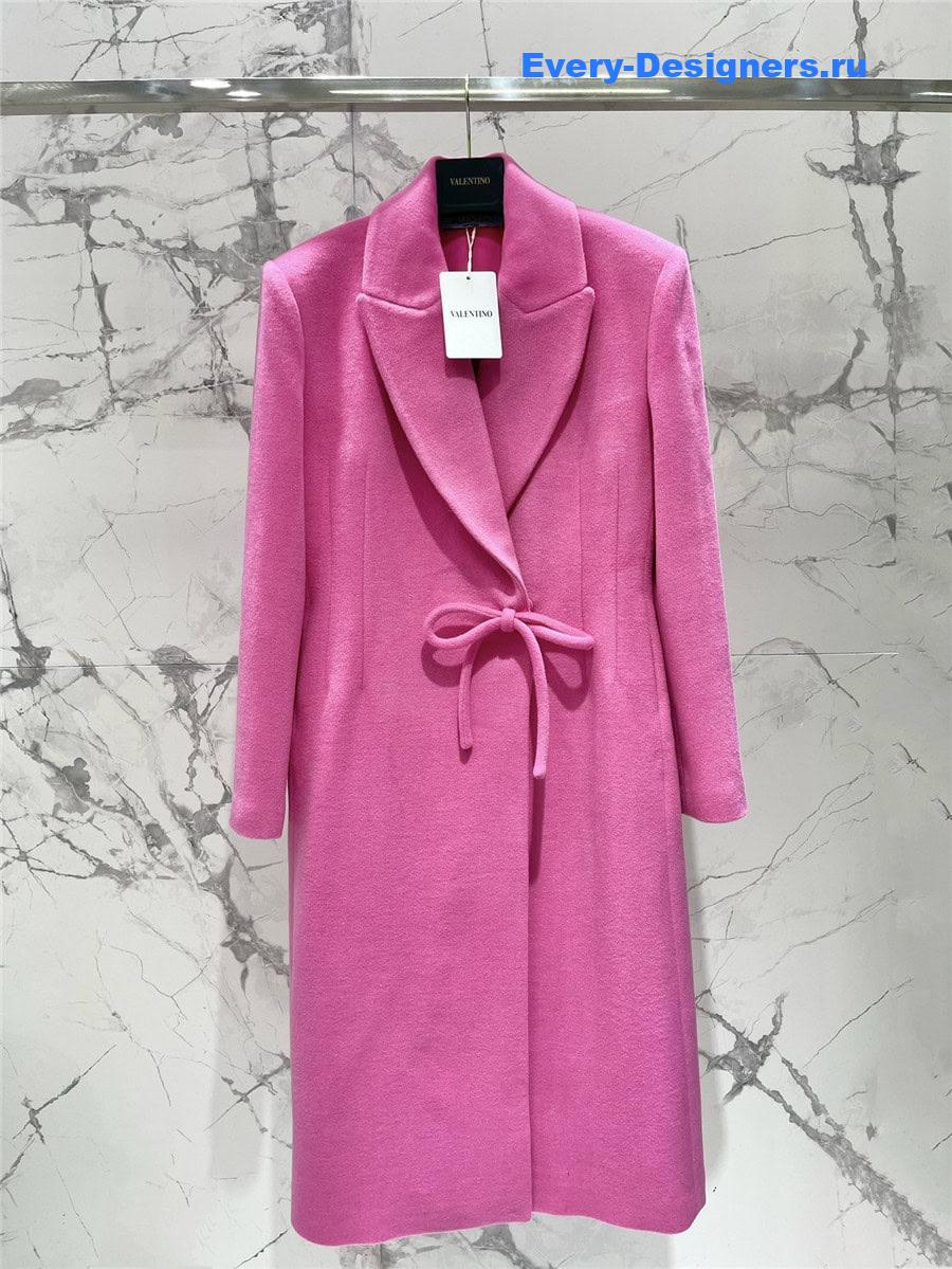 Va1e*ntin0 cashmere bow coat