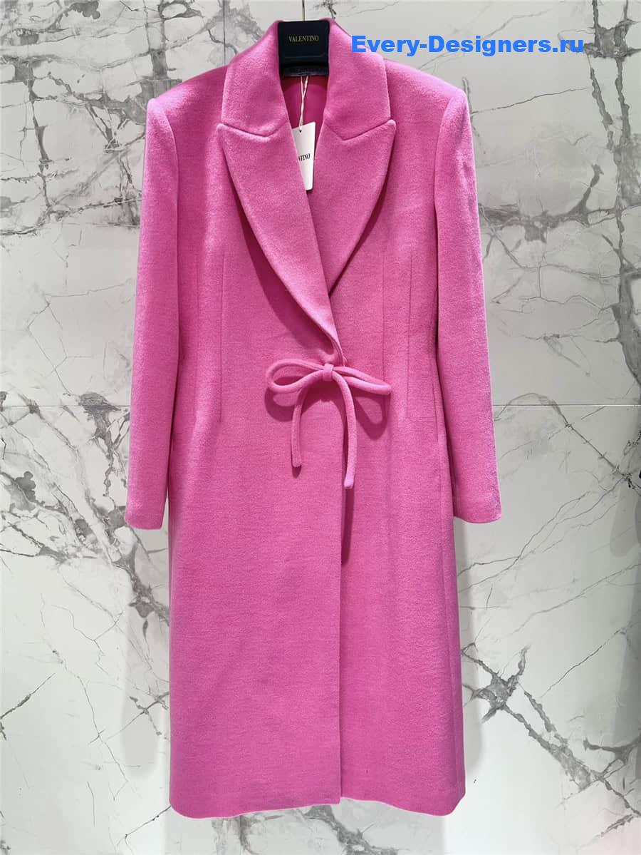 Va1e*ntin0 cashmere bow coat