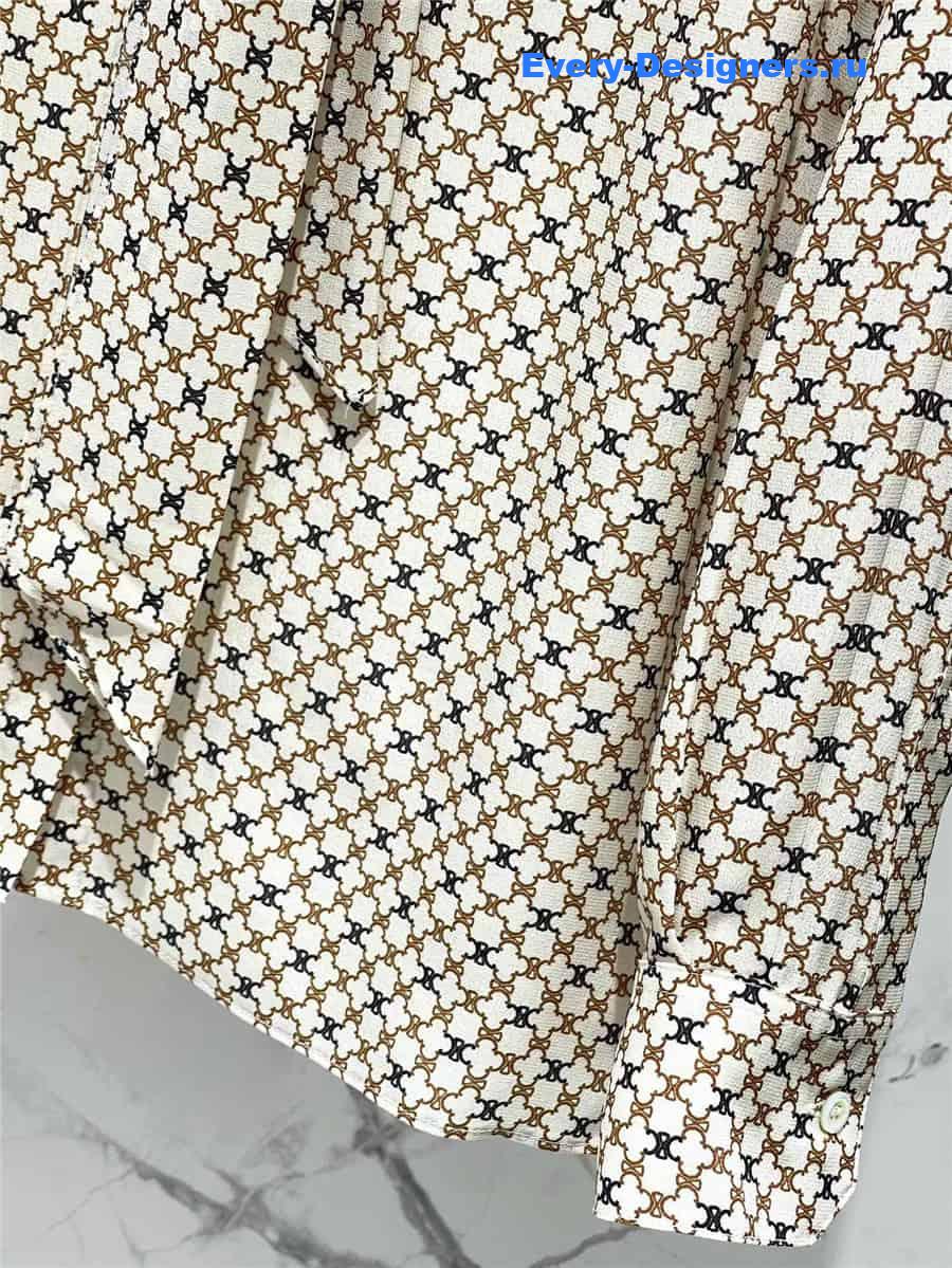 Ce1i*e rattan check print shirt