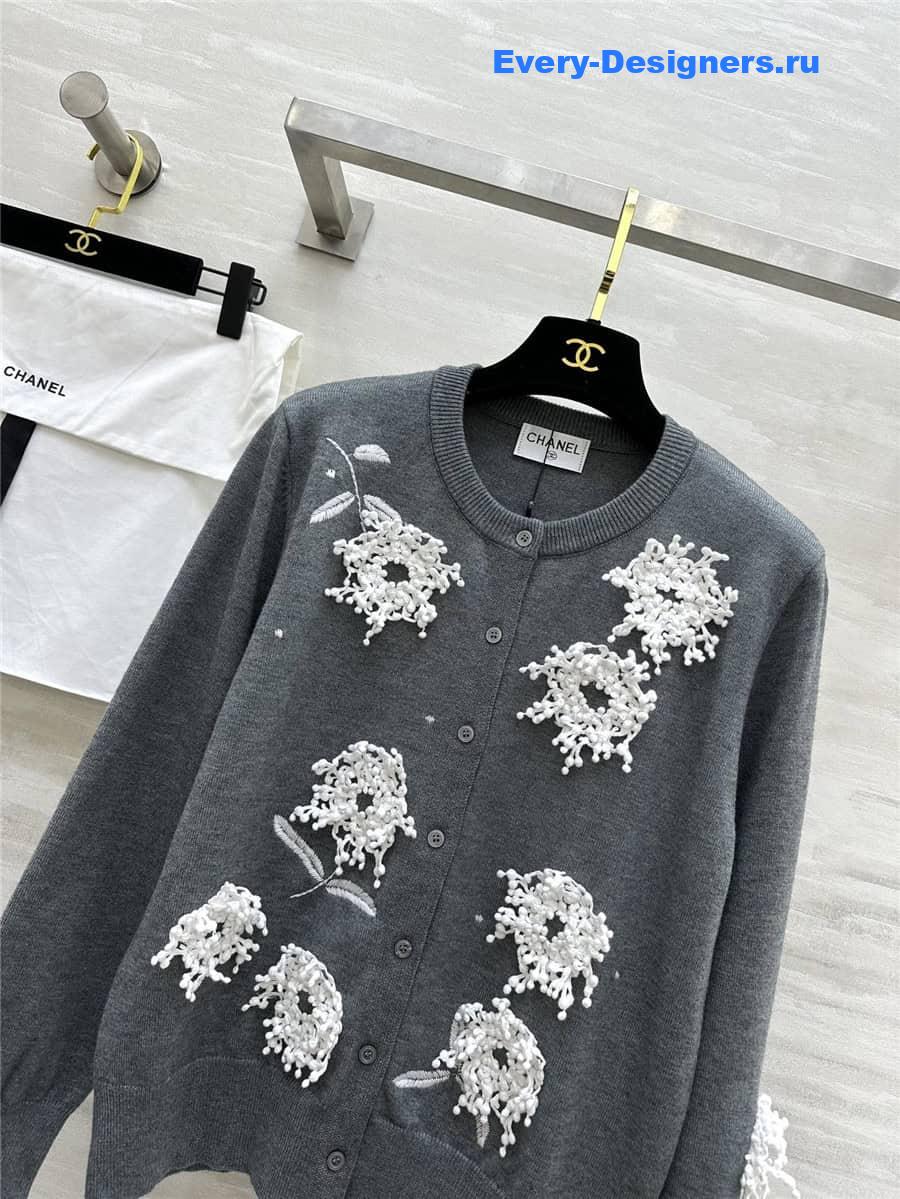 CC Edelweiss embroidered cardigan