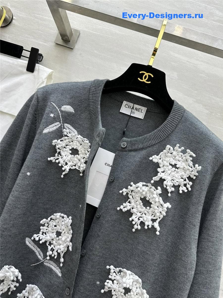 CC Edelweiss embroidered cardigan