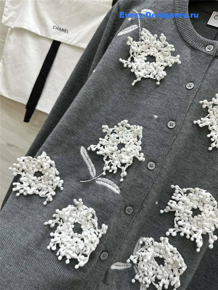 CC Edelweiss embroidered cardigan