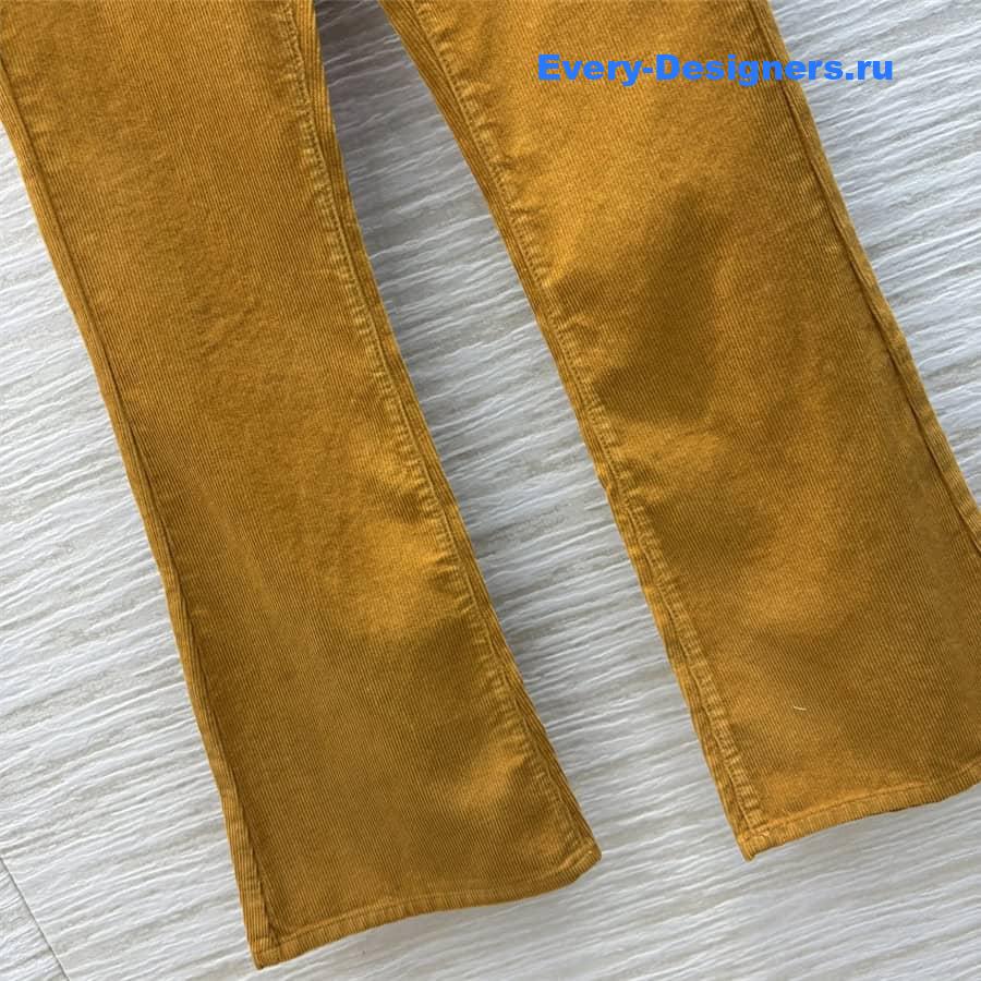 Ce1i*e corduroy straight pants