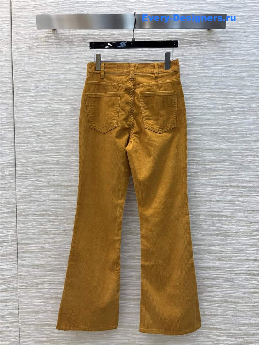 Ce1i*e corduroy straight pants