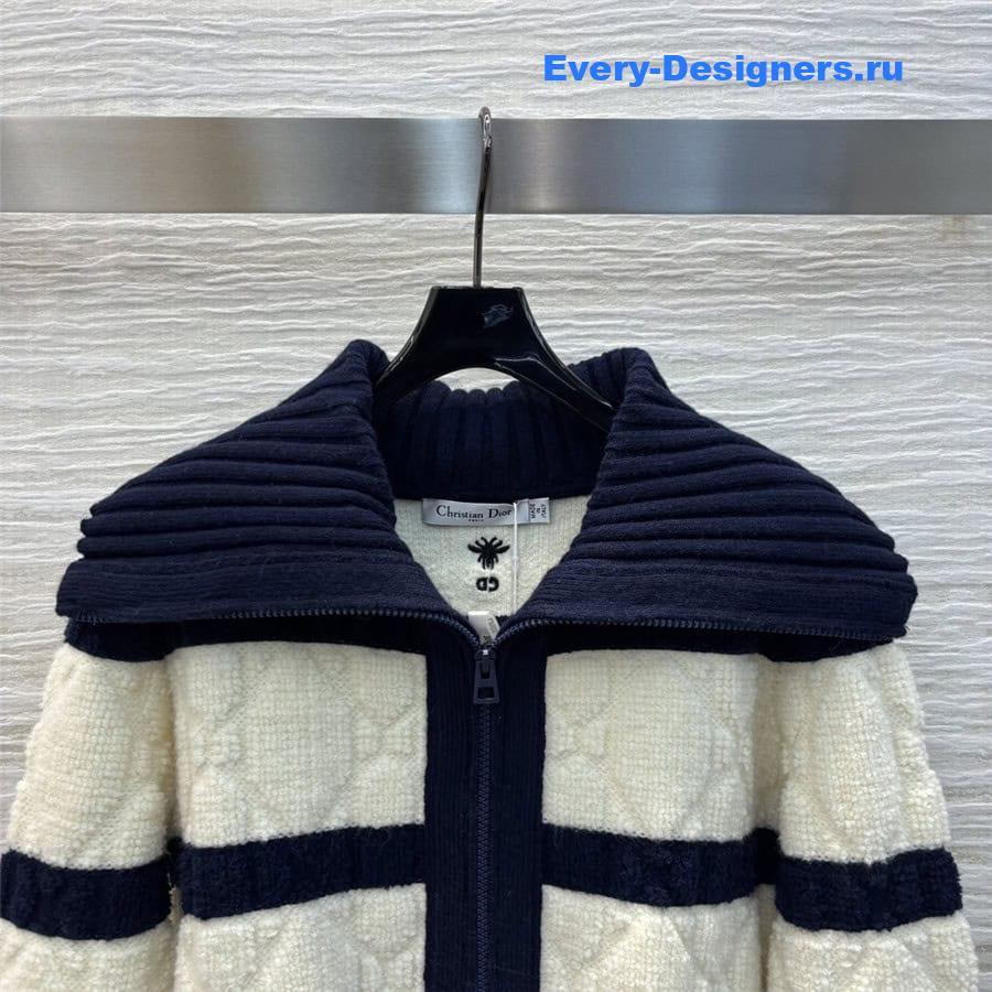 d10r D1am0nd quilted cardigan