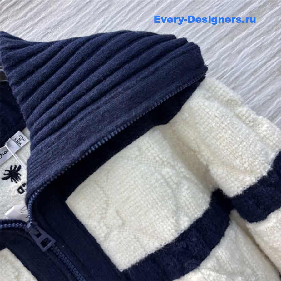 d10r D1am0nd quilted cardigan