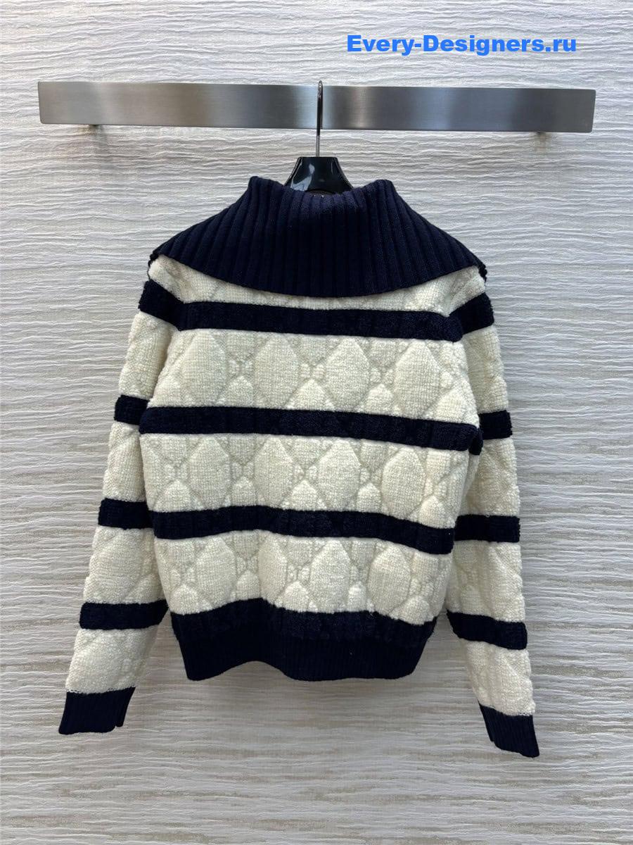 d10r D1am0nd quilted cardigan