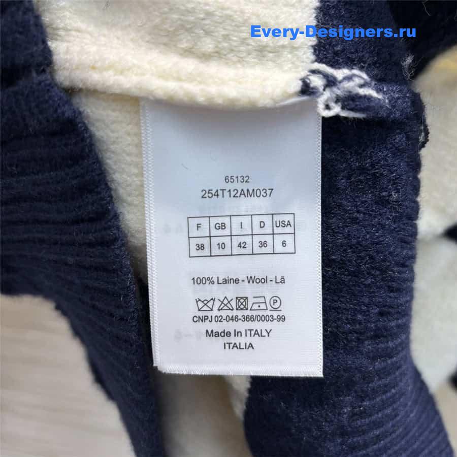 d10r hooded D1am0nd cardigan sweater