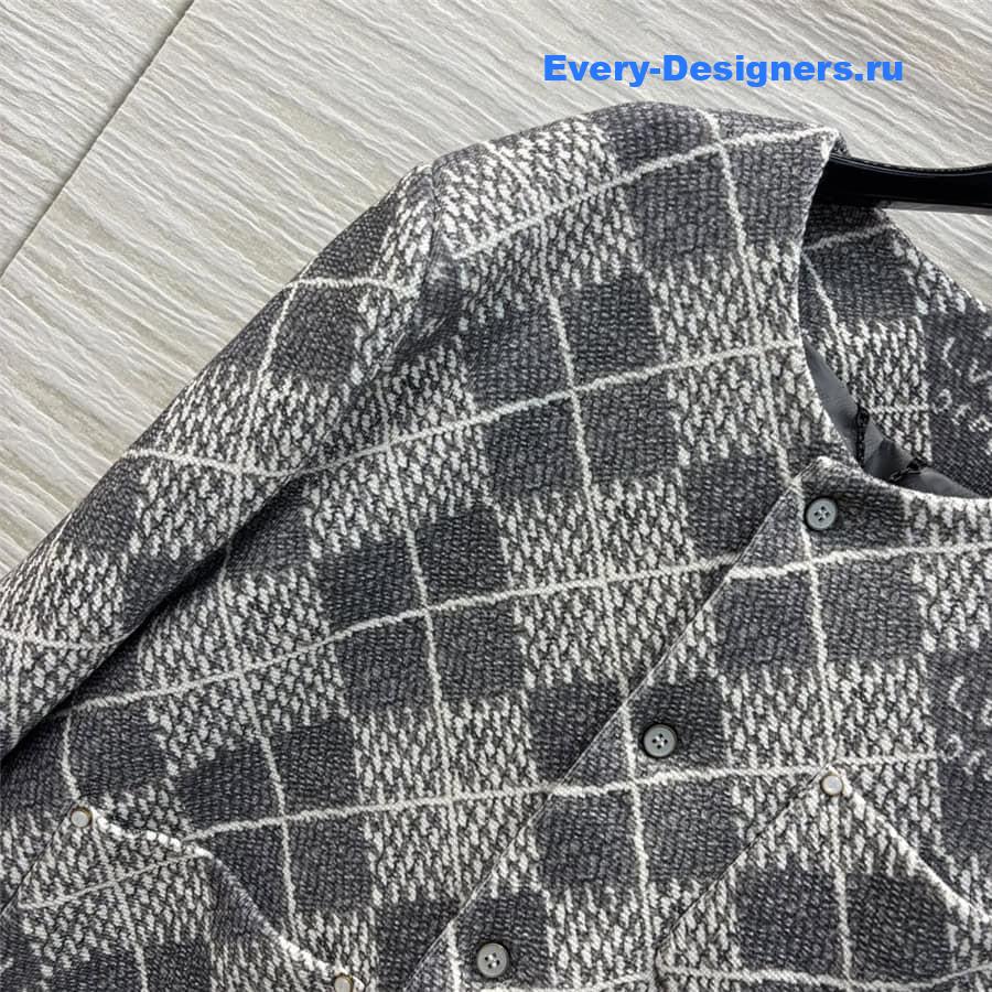 l0vis Vvtt0n lv round neck suit jacket