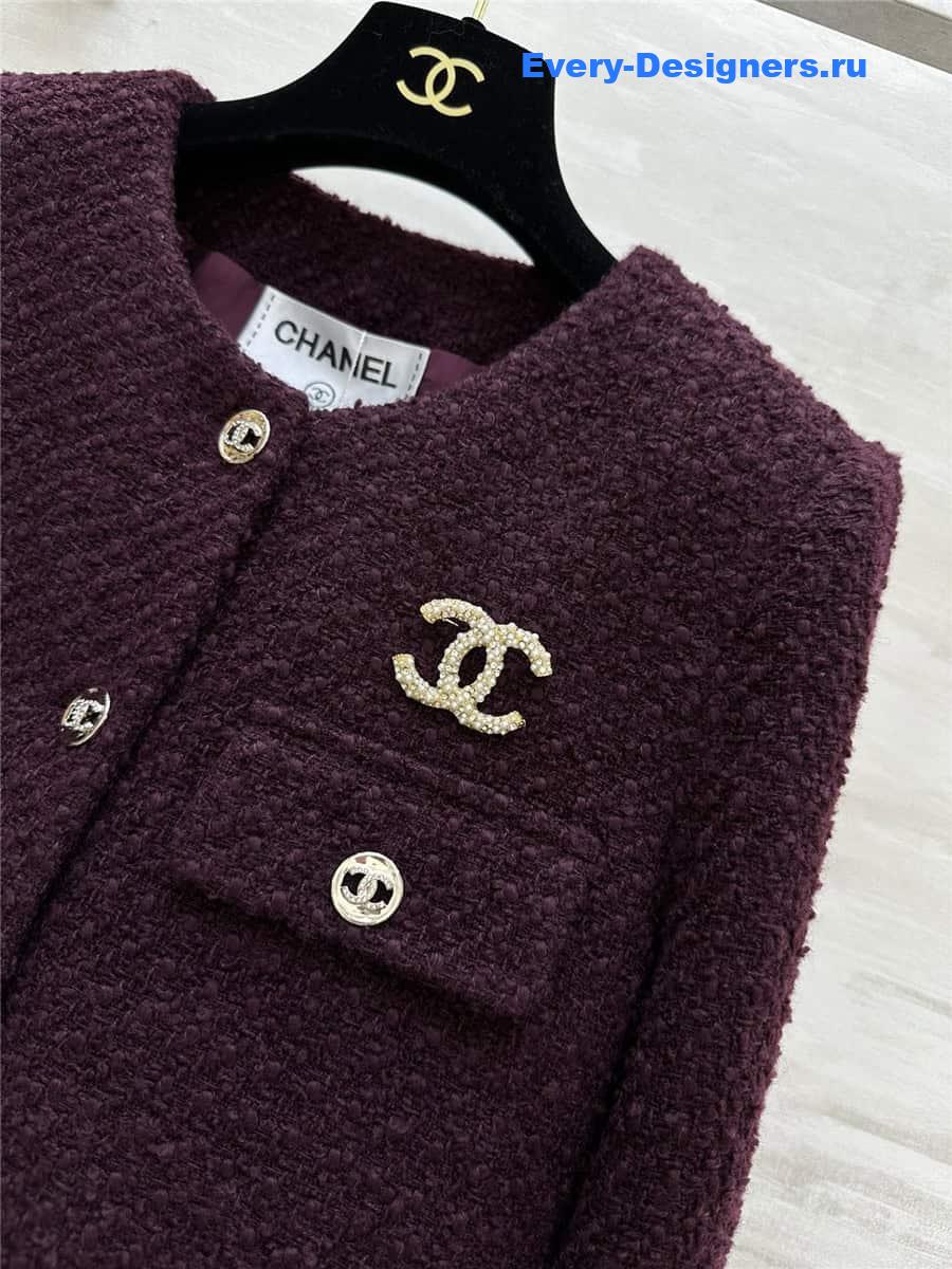 CC soft tweed jacket