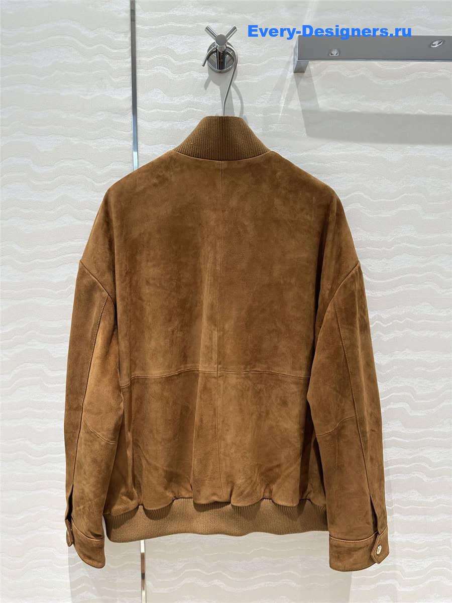 M1um1u jacket suede coat
