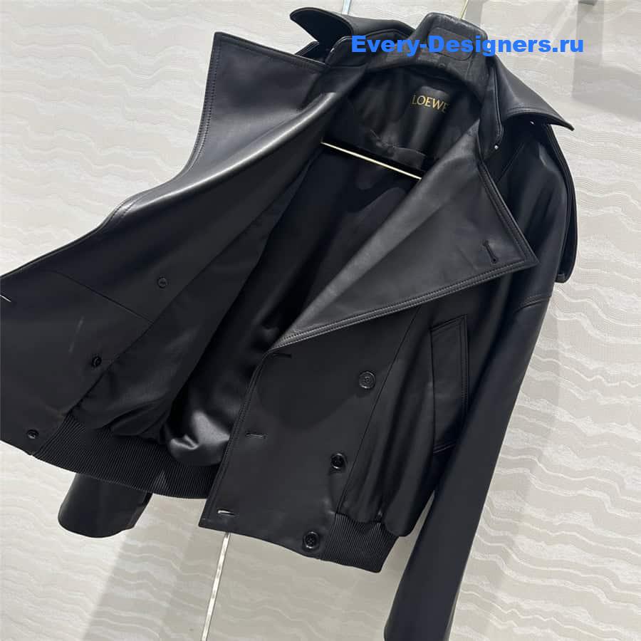 L0ew* leather jacket