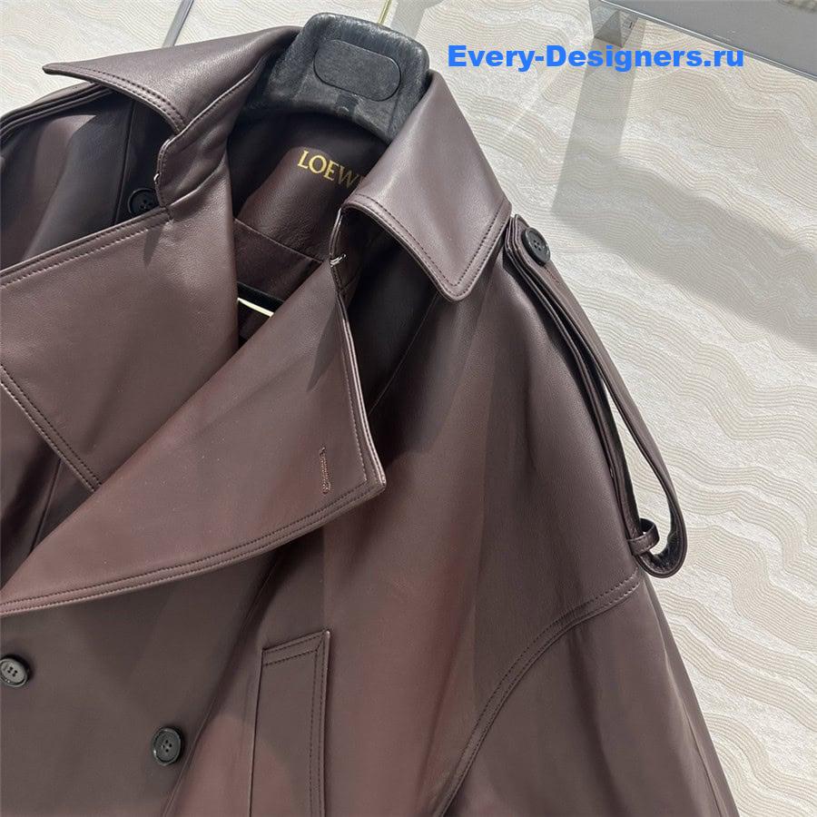 L0ew* leather jacket