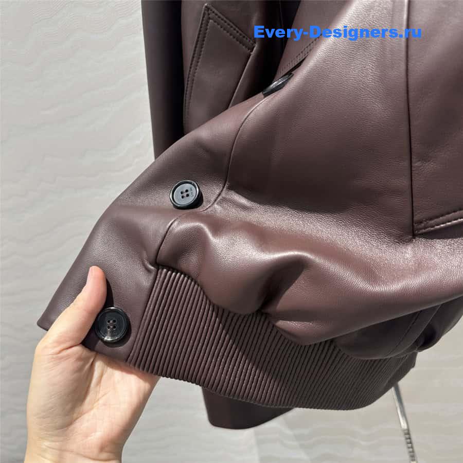 L0ew* leather jacket