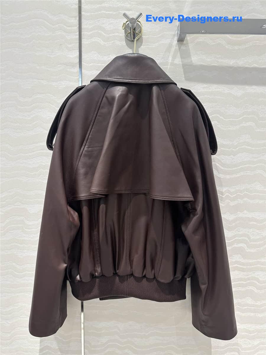 L0ew* leather jacket