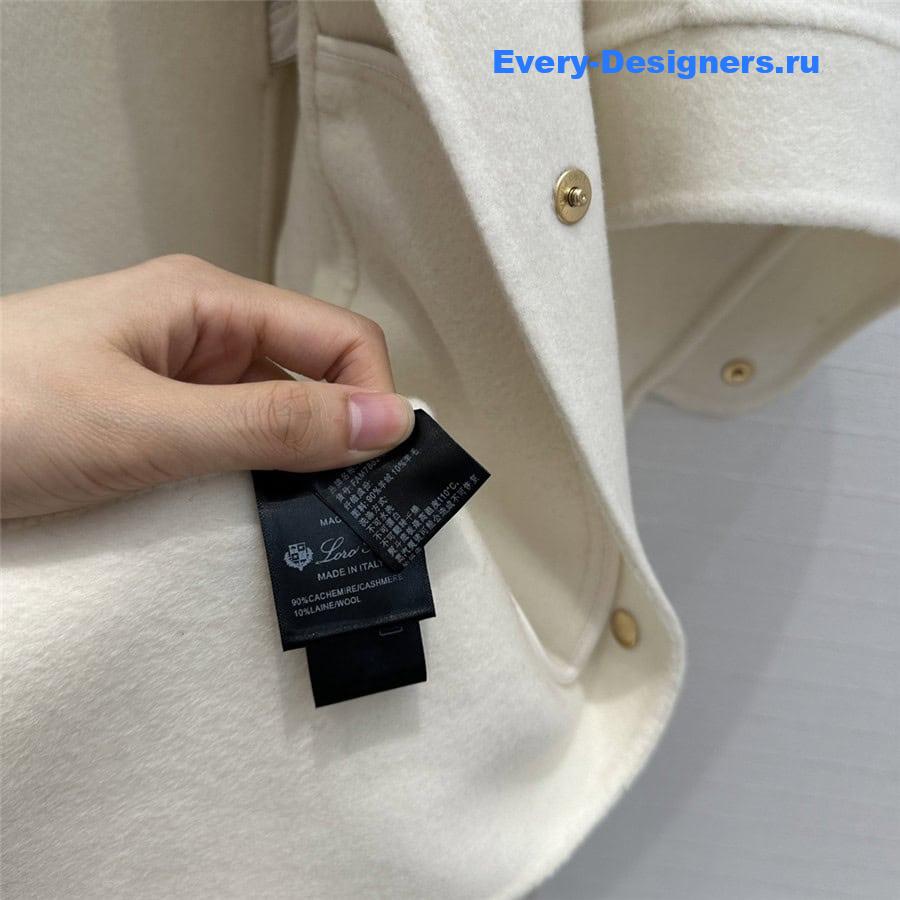 L0r0 P1ana cashmere cape coat