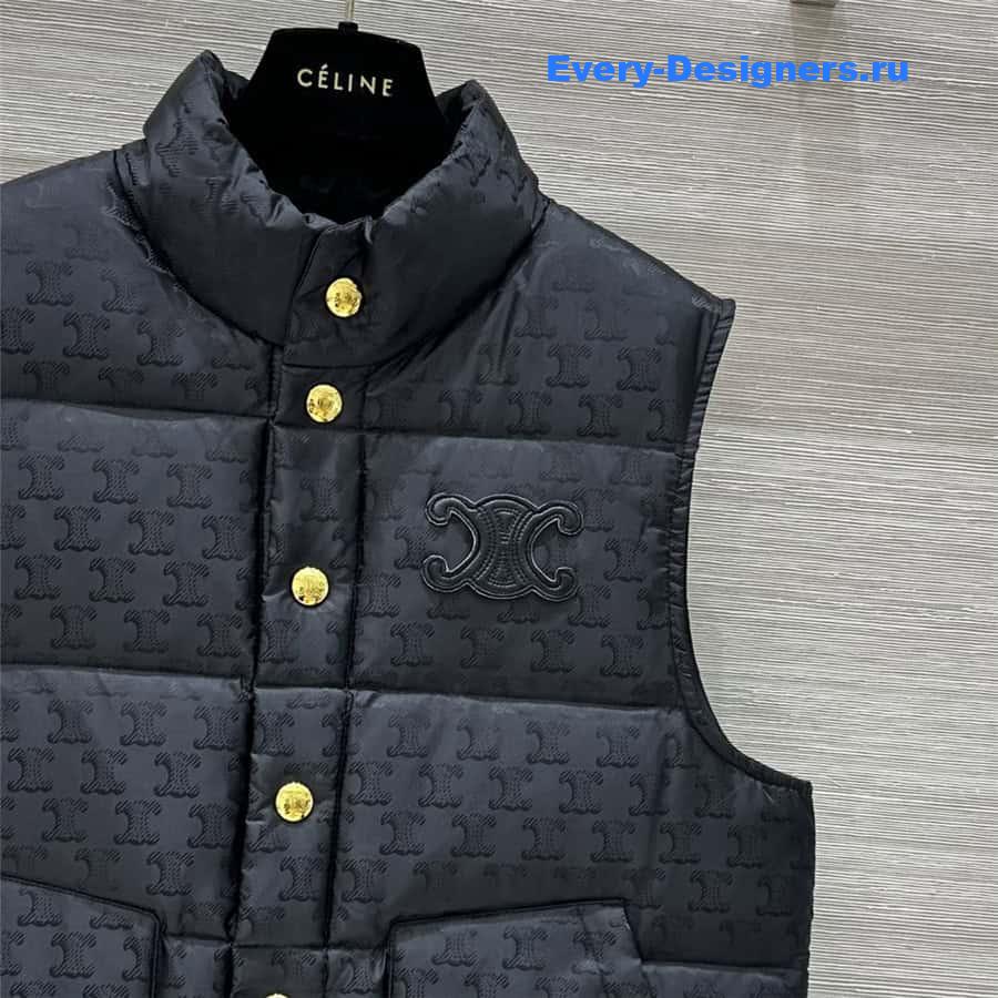 Ce1i*e quilted jacket down vest