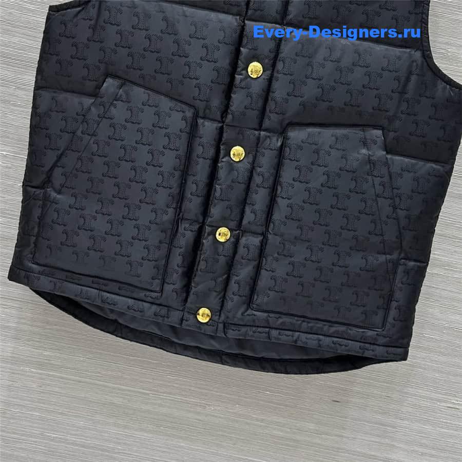 Ce1i*e quilted jacket down vest