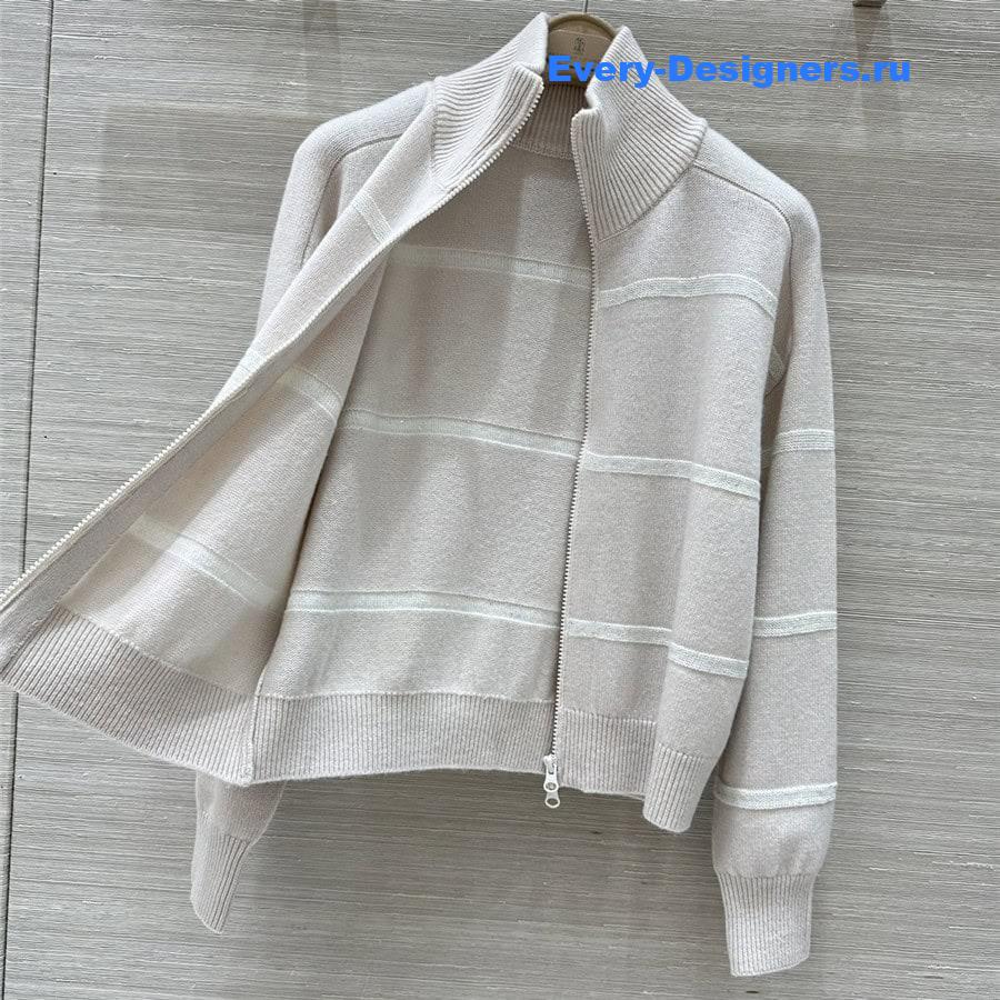 BC Cashmere Zip-Up Cardigan