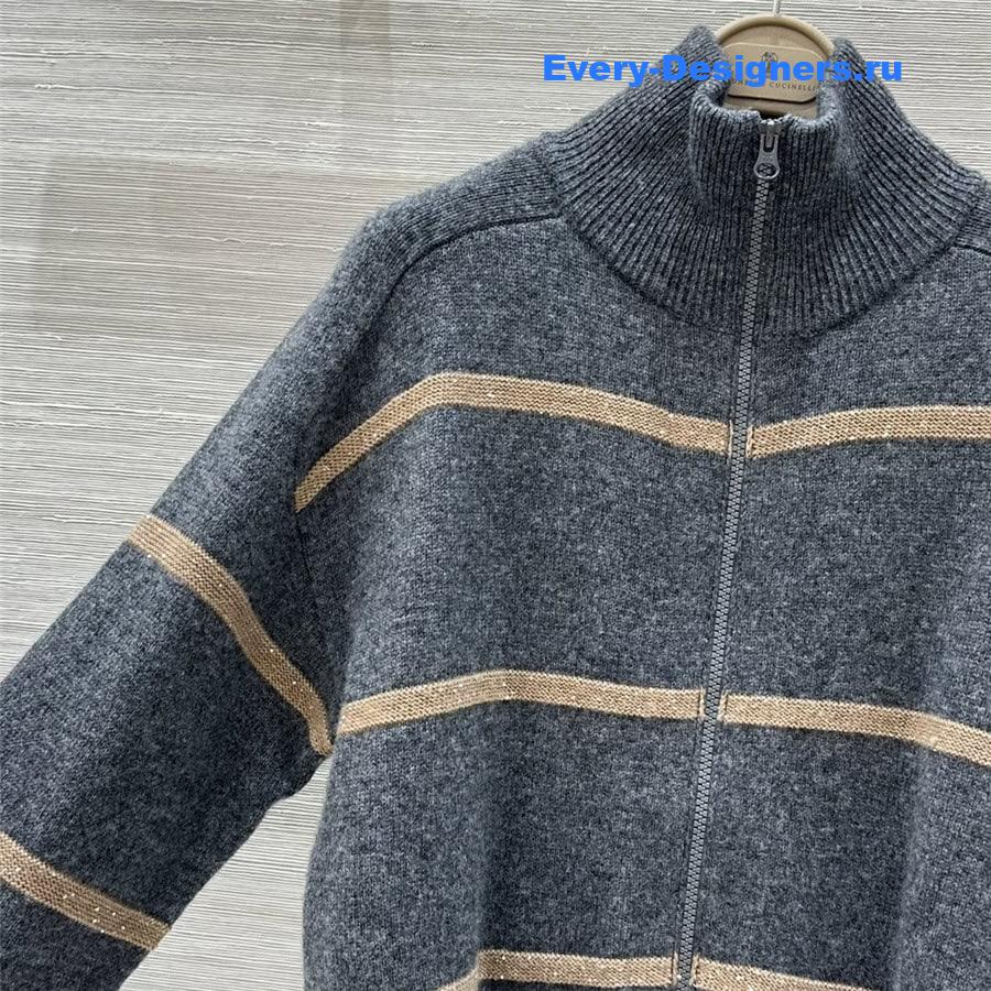 BC Cashmere Zip-Up Cardigan