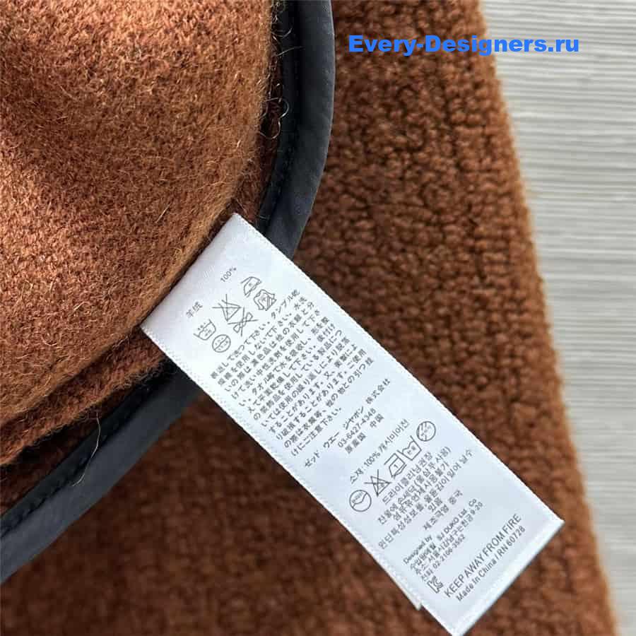 L0r0 P1ana curly cashmere coat