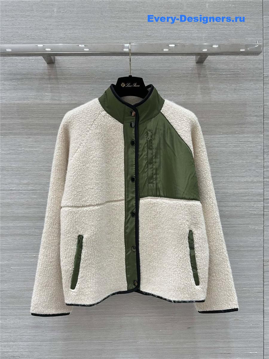 L0r0 P1ana curly cashmere coat