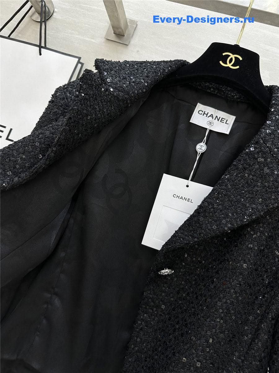 CC sequined woven jacket