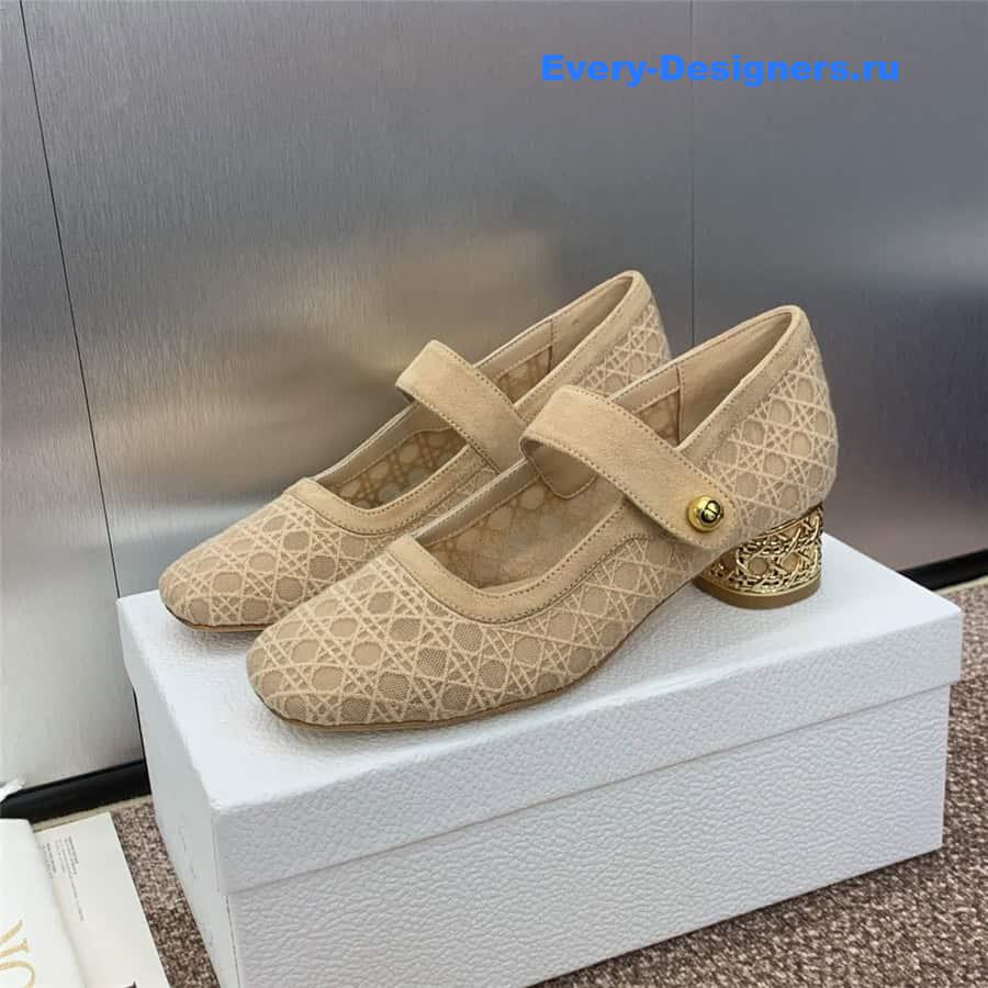 D10r mary jane nude transparent mesh pumps