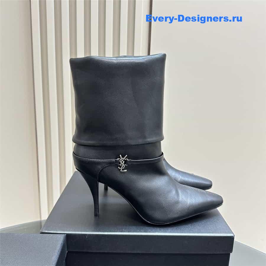 Y51 side zipper ankle boots