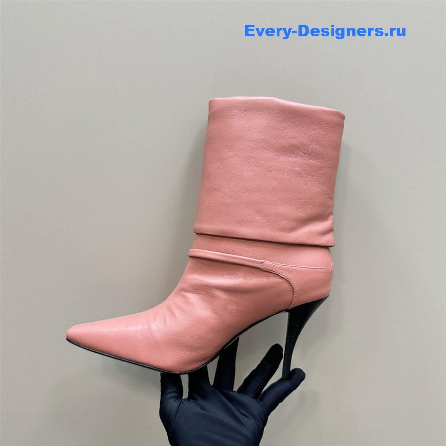 Y51 side zipper ankle boots