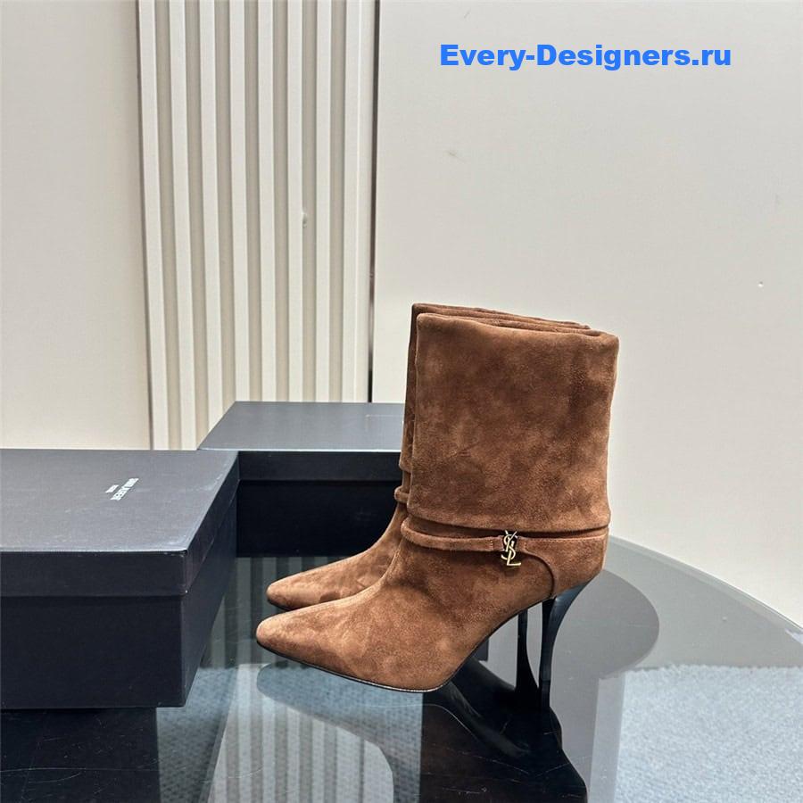 Y51 side zipper ankle boots