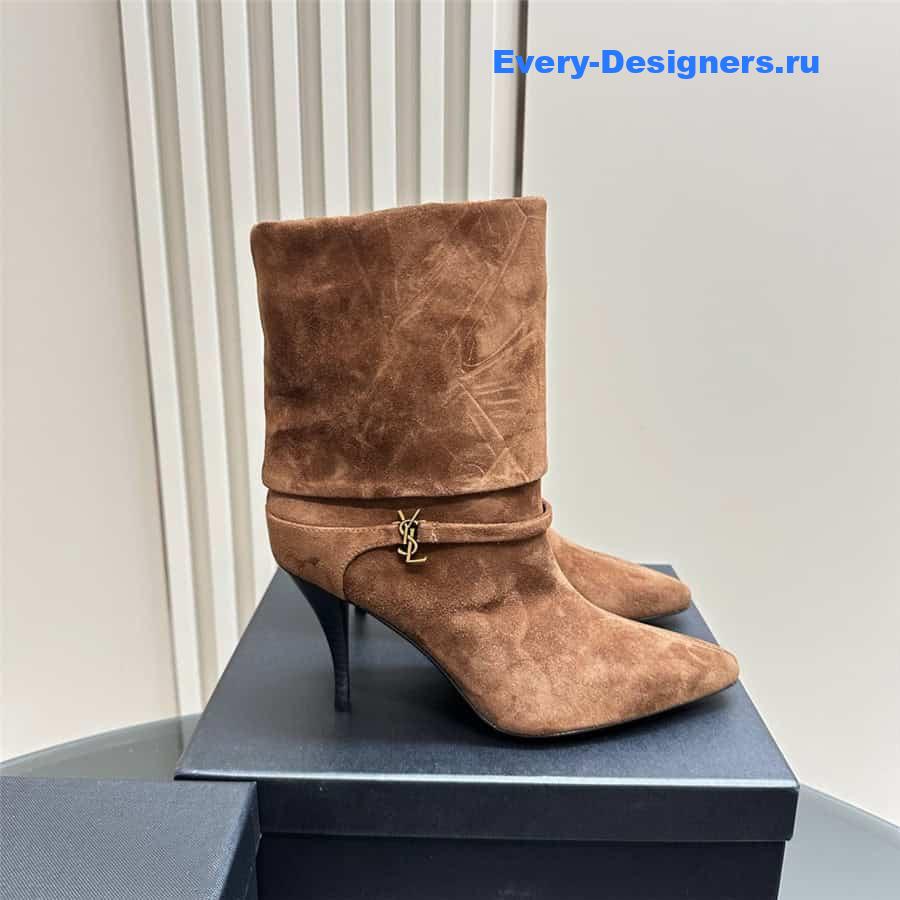 Y51 side zipper ankle boots