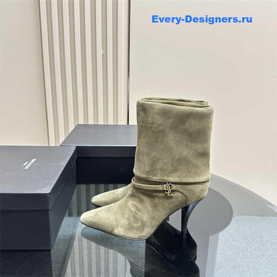 Y51 side zipper ankle boots
