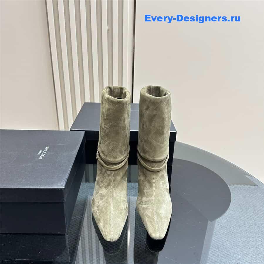 Y51 side zipper ankle boots