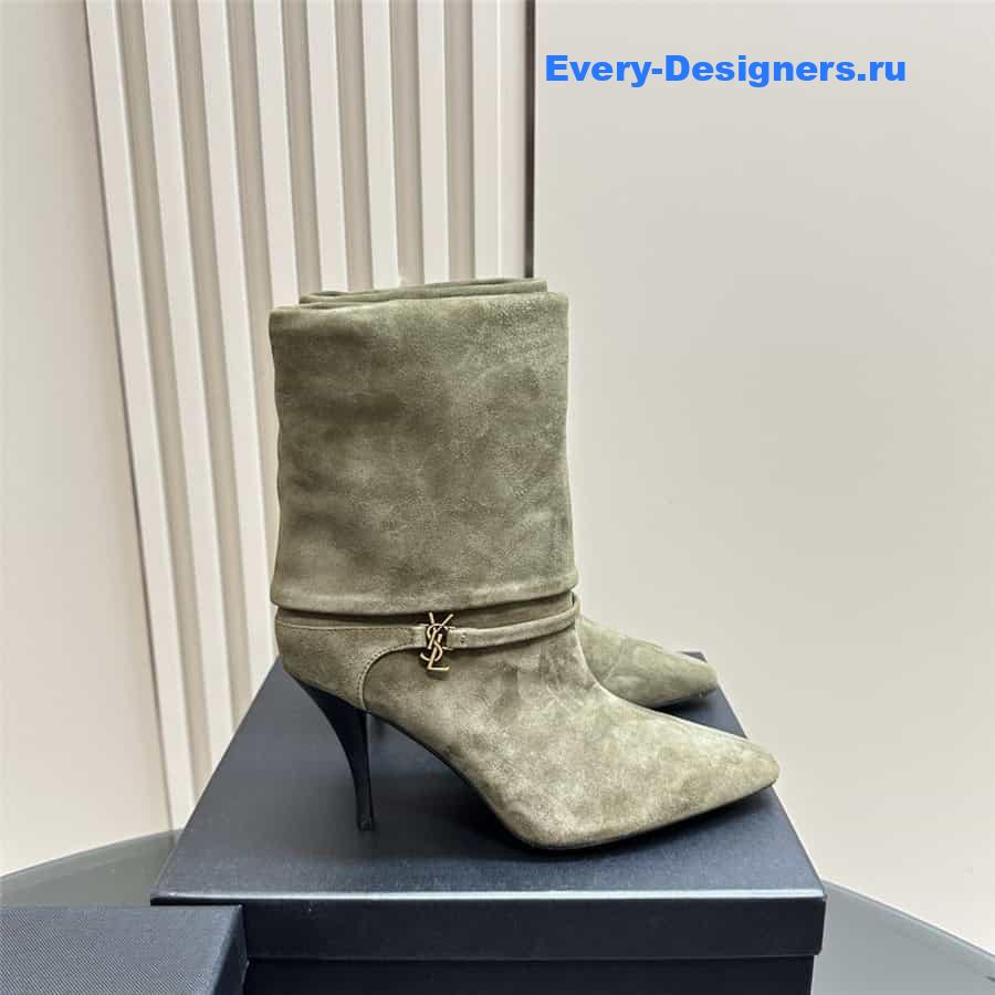 Y51 side zipper ankle boots