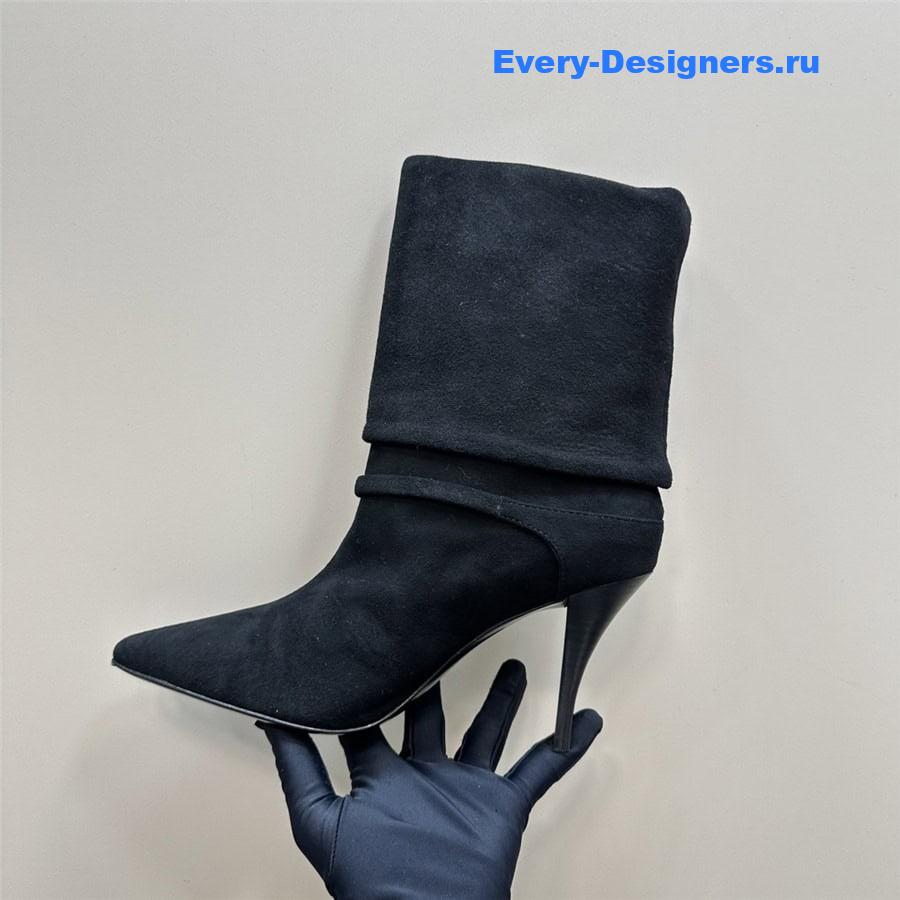 Y51 side zipper ankle boots