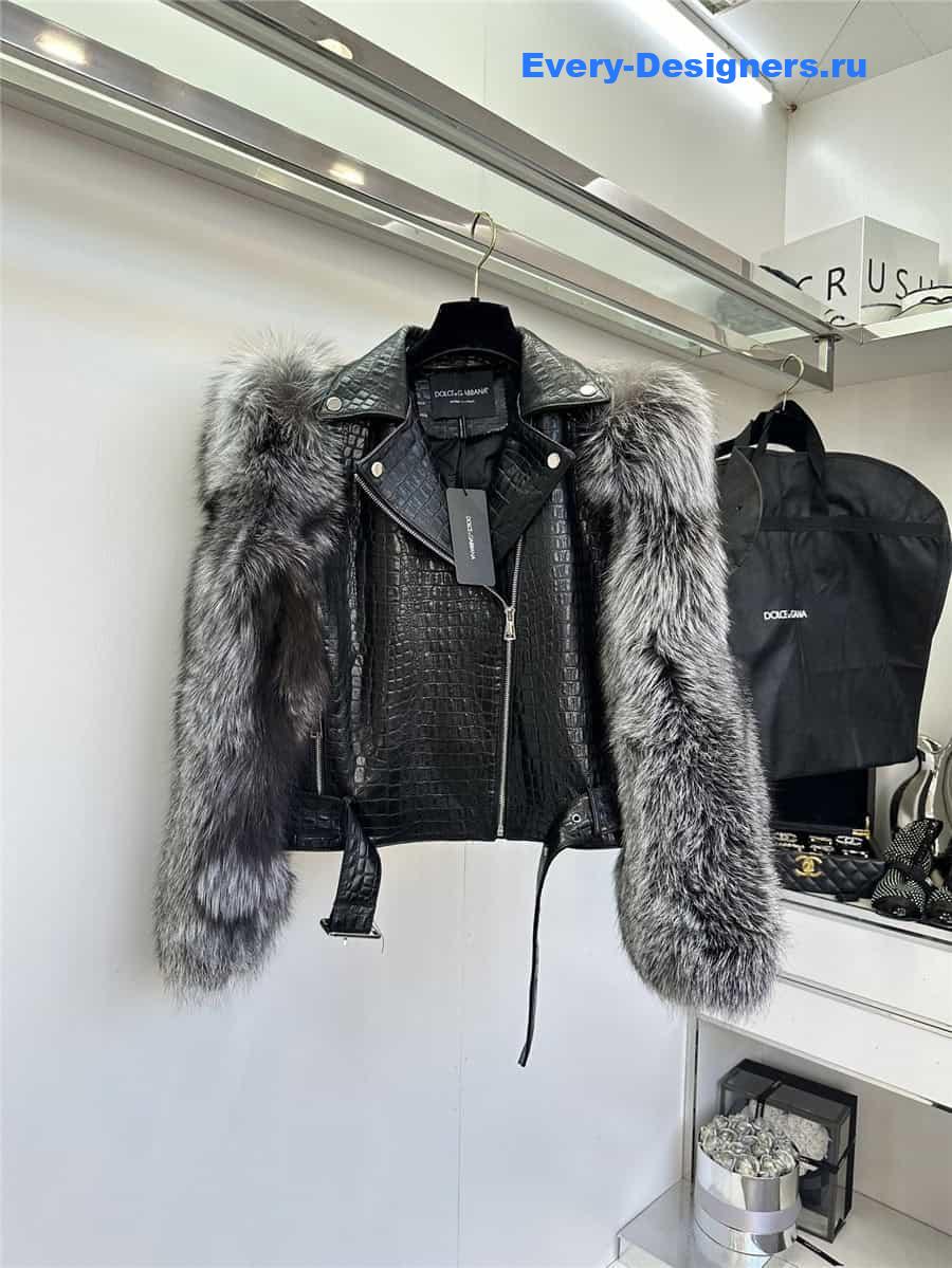 Dolce & Gabbana d&g fur coat