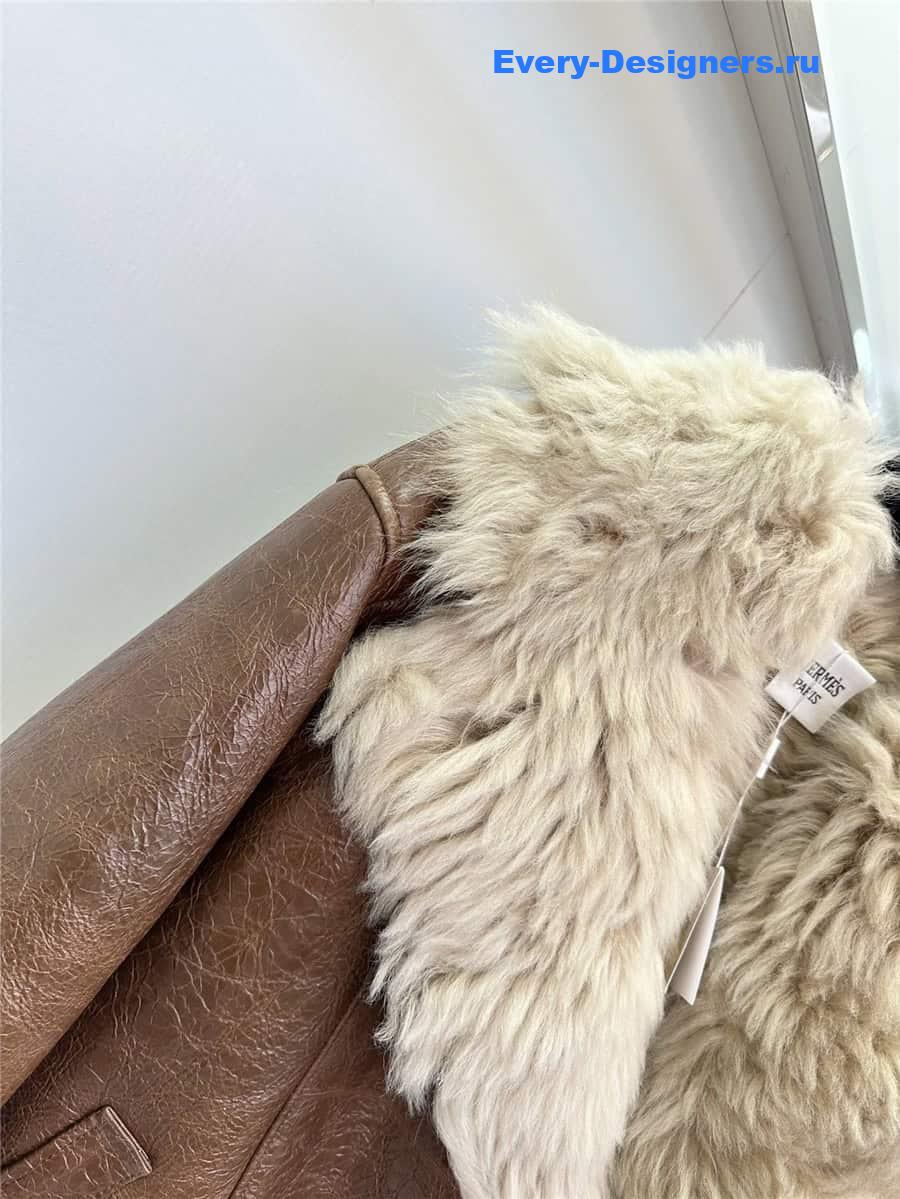 H**me5 shearling coat