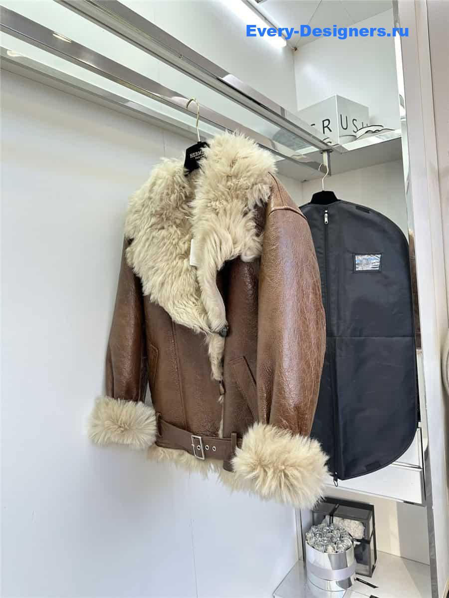 H**me5 shearling coat