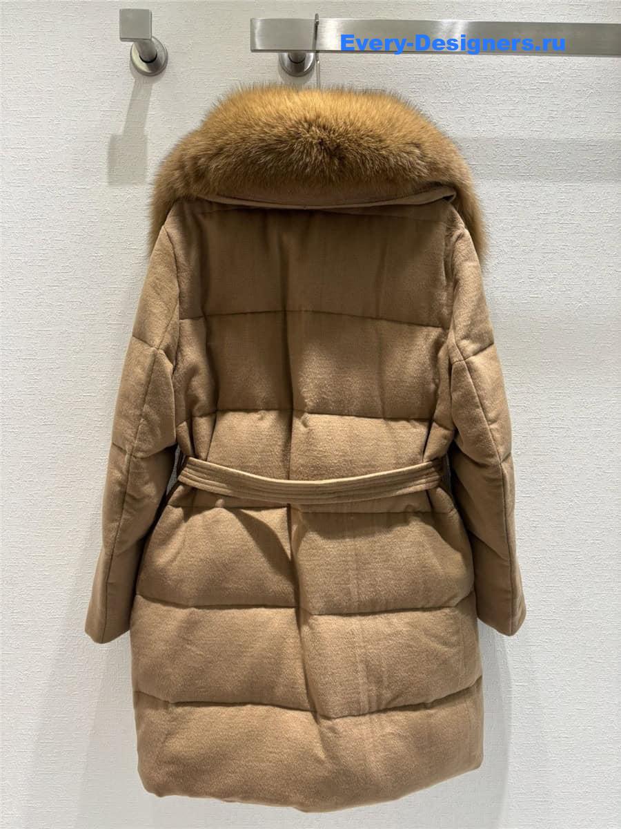 L0r0 P1ana fox fur collar down jacket