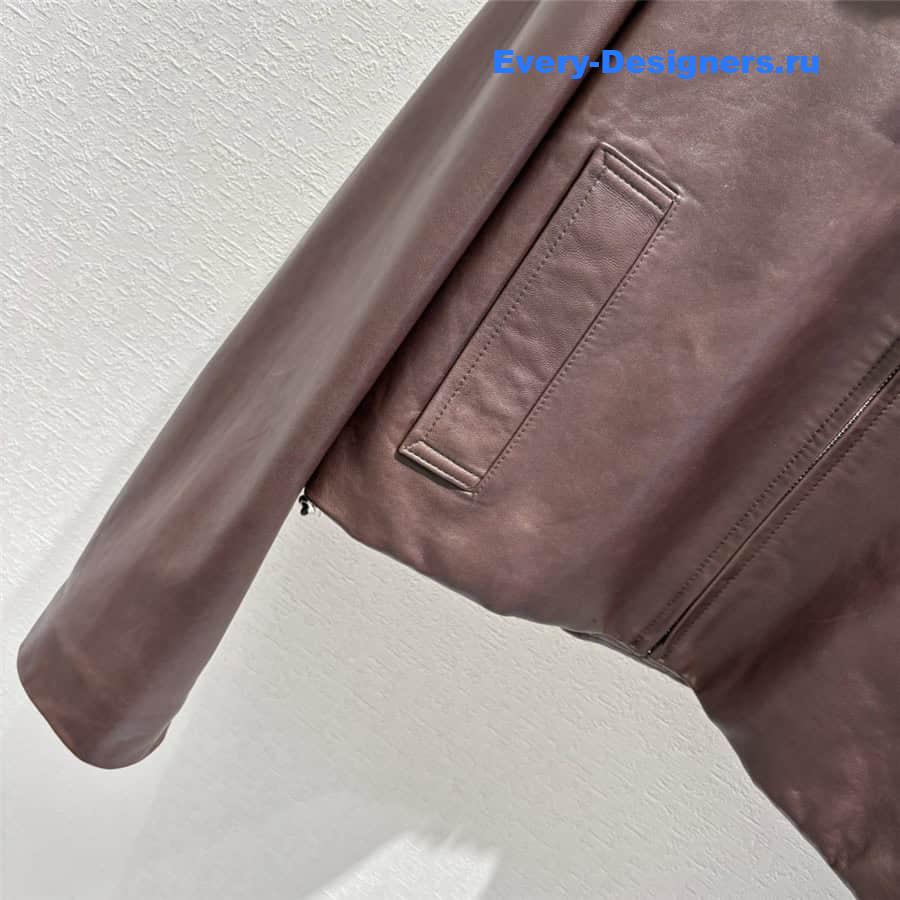 L0ew* lambskin quilted coat