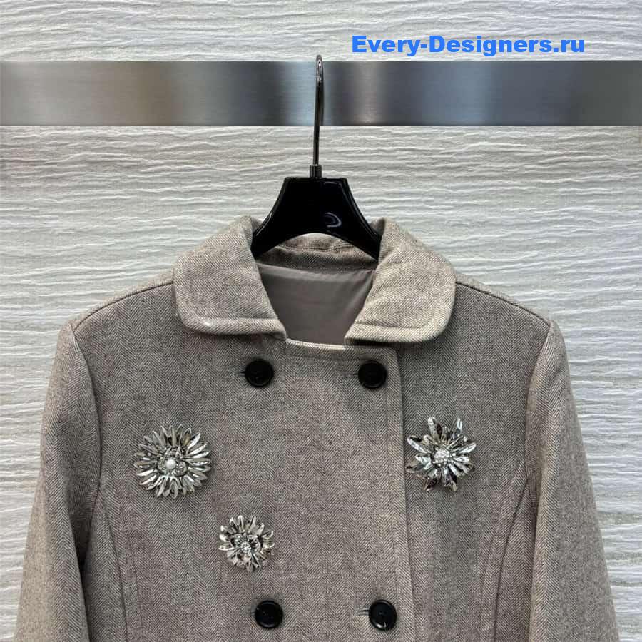 M1um1u doll collar coat
