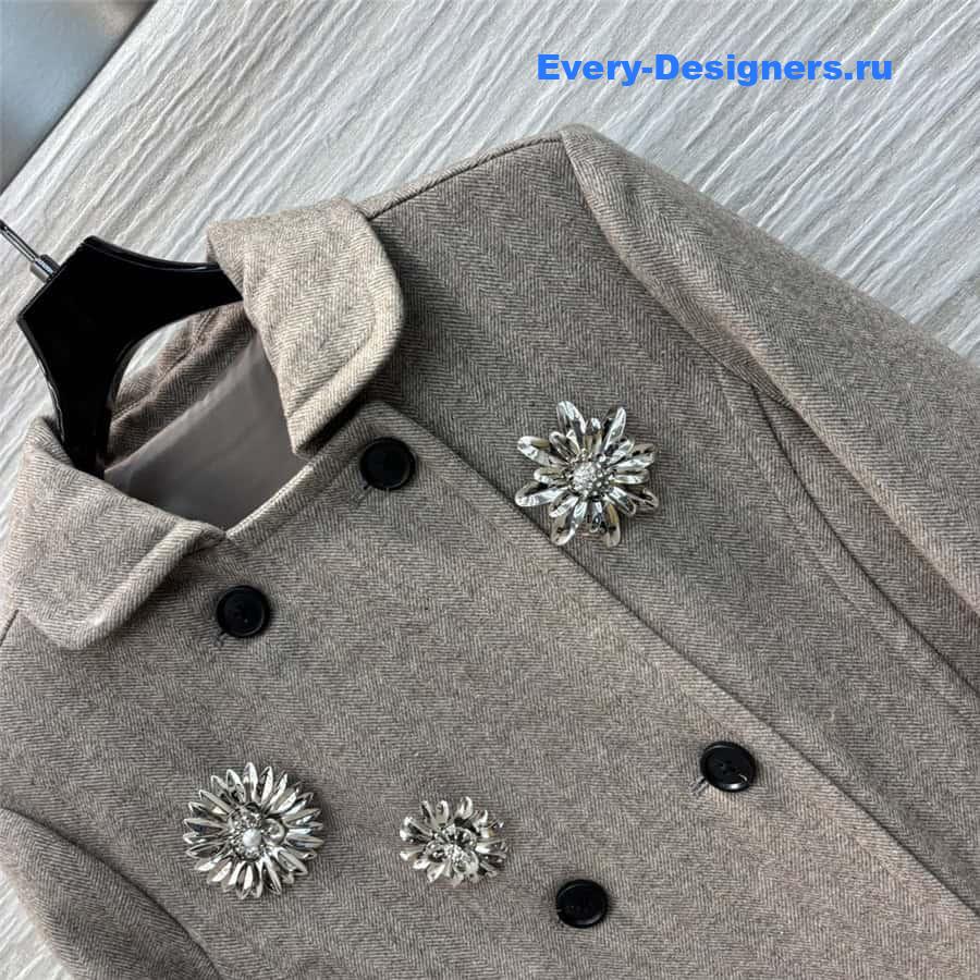 M1um1u doll collar coat