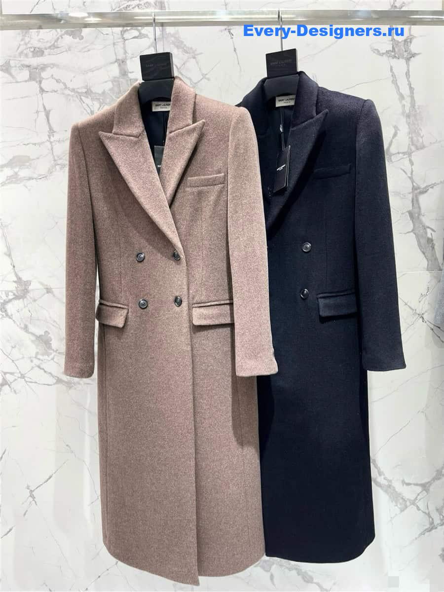 Y51 waist wide shoulder coat