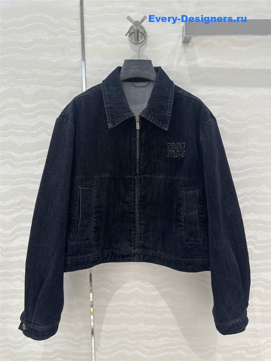 M1um1u denim jacket