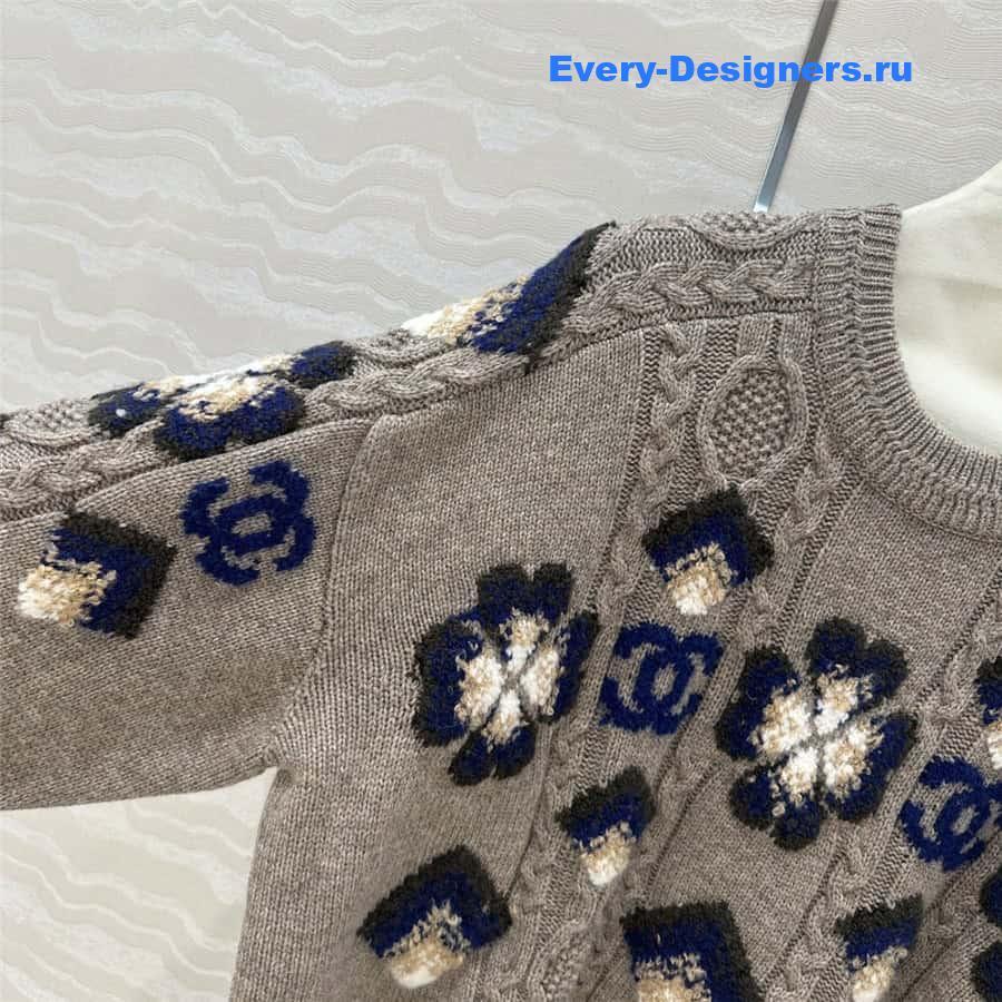 CC Ski Knit Sweater Grey