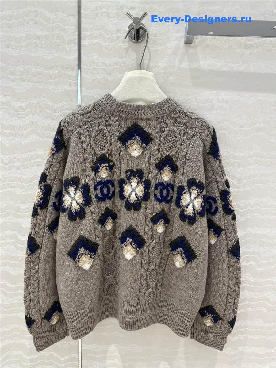 CC Ski Knit Sweater Grey
