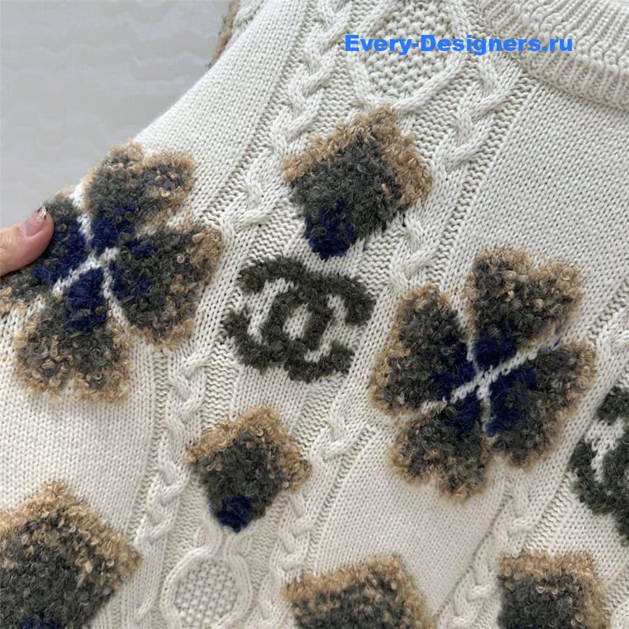 CC Ski Knit Sweater White