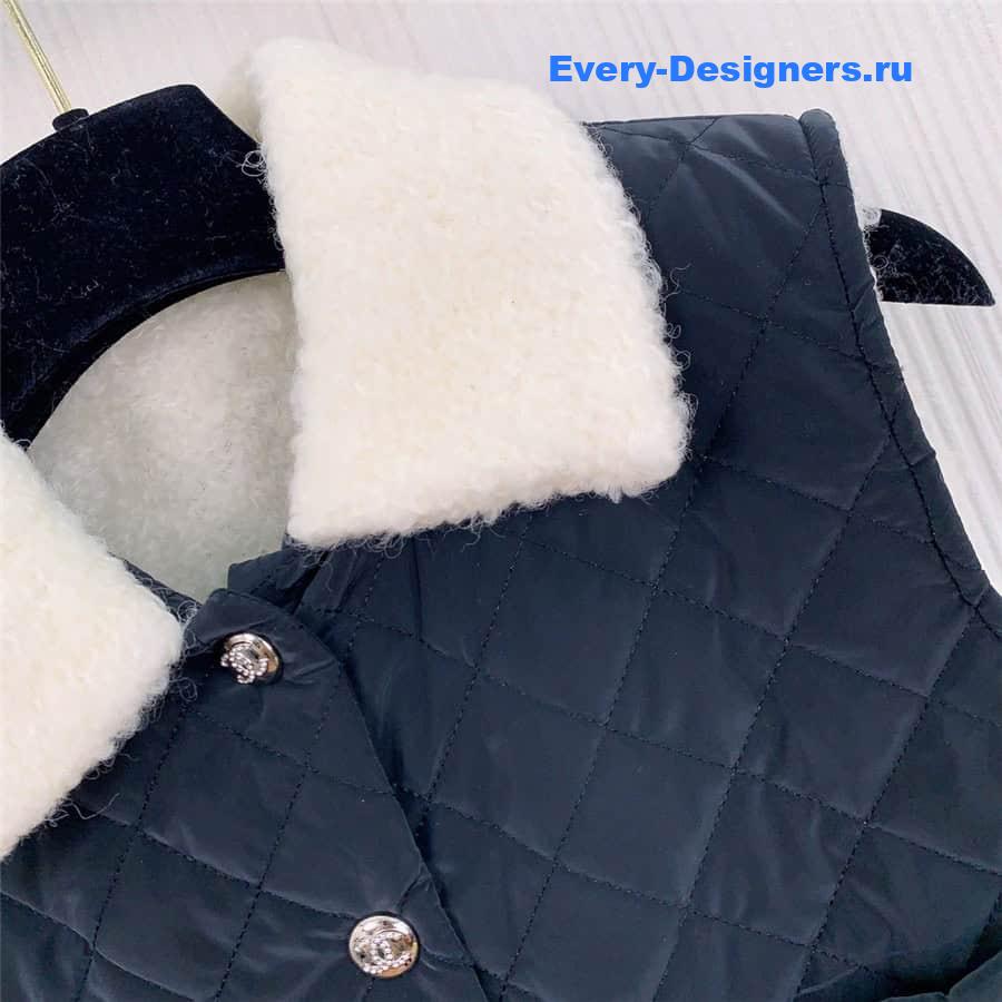 cc lambswool quilted D1am0nd vest