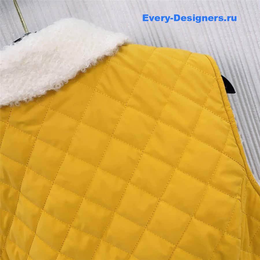 cc lambswool quilted D1am0nd vest